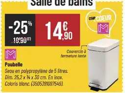 Bricorama Poubelle offre