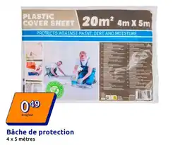 Action Bâche de protection offre