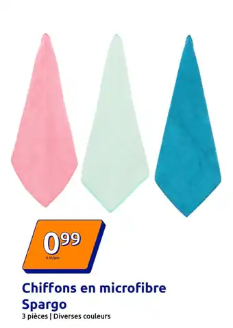 Action Chiffons en microfibre spargo offre