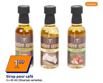 Action Sirop pour café offre
