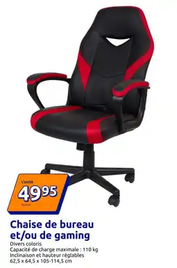 Action Chaise de bureau et ou de gaming offre
