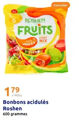 Action Bonbons acidulés roshen offre