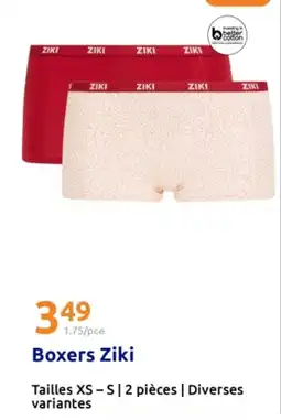 Action Boxers ziki offre