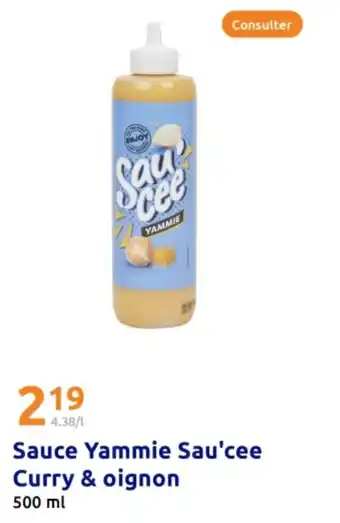 Action Sauce yammie sau'cee curry & oignon offre