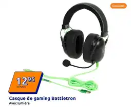 Action Casque de gaming battletron offre