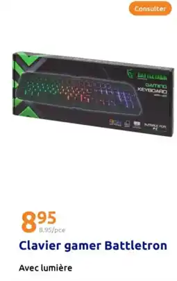 Action Clavier gamer battletron offre