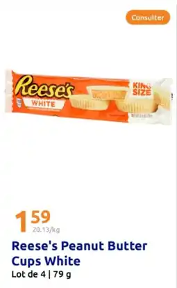Action Reese's peanut butter cups white offre