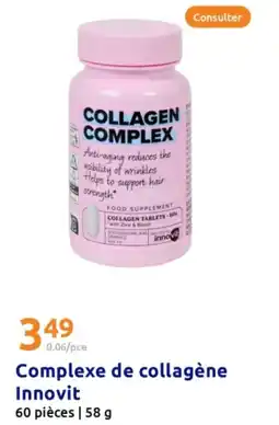 Action Complexe de collagène innovit offre
