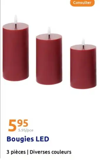 Action Bougies led offre