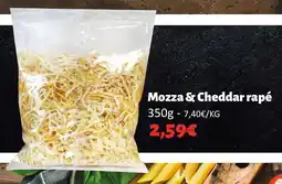 Hmarket Mozza & cheddar rapé offre