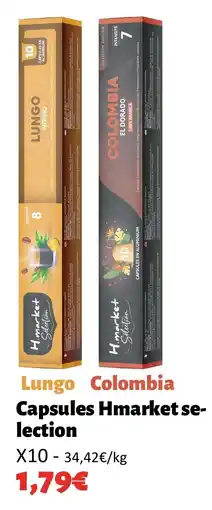 Hmarket Capsules hmarket selection offre