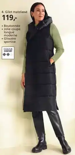 Helline Gilet matelasse offre