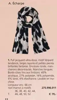 Helline Écharpe offre