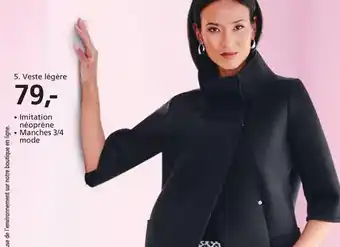 Helline Veste légère offre