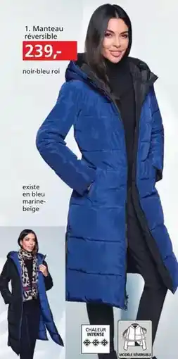 Helline Manteau reversible offre