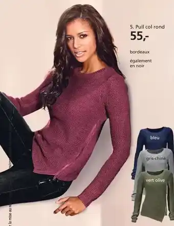 Helline Pull col rond offre