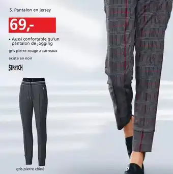 Helline Pantalon en jersey offre