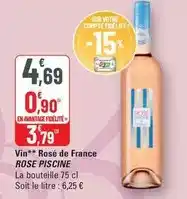 G20 Vin rosé de france rose offre