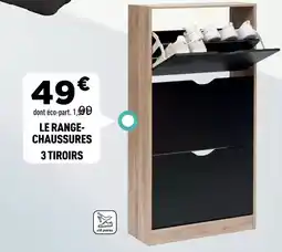 Centrakor Le range- chaussures 3 tiroirs offre