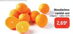 Colruyt Mandarines variété orri offre