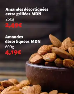 Hmarket Amandes décortiquées extra grillées mdn offre