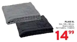 Trafic Plaid xl offre