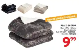 Trafic Plaid sherpa offre