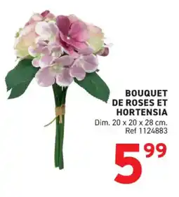Trafic Bouquet de roses et hortensia offre