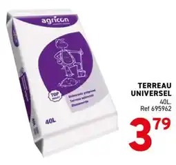 Trafic Terreau universel offre