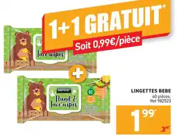 Trafic Lingettes bebe offre