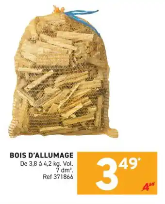 Trafic Bois d'allumage offre