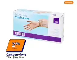 Action Gants en vinyle offre