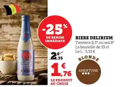 Super U Biere delirium offre