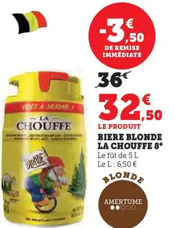 Super U Biere blonde la chouffe 8 offre
