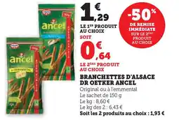 Super U Branchettes d'alsace dr oetker ancel offre