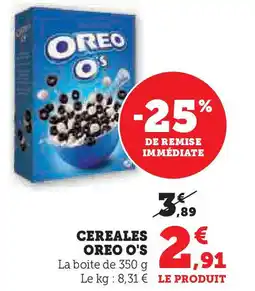Super U Cereales oreo o's offre