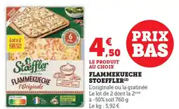 Super U Flammekueche stoeffler offre