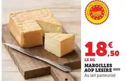 Super U Maroilles aop lesire offre