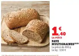 Super U Pave multigraines offre