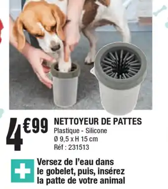 La Foir'Fouille Nettoyeur de pattes offre