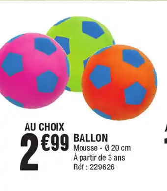 La Foir'Fouille Ballon offre