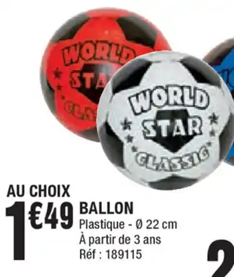 La Foir'Fouille Ballon offre