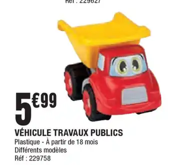 Vehicule travaux publics