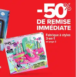 Carrefour Fabrique à stylos 3-en-1 offre