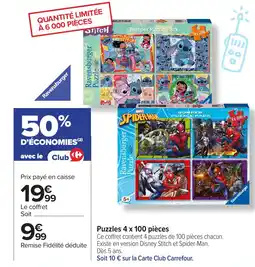 Carrefour Puzzles offre