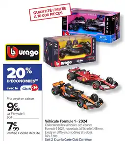 Carrefour Véhicule formule 1 2024 offre