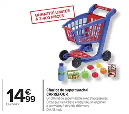 Carrefour Chariot de supermarché carrefour offre