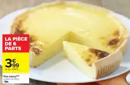 Carrefour Market Flan nature offre