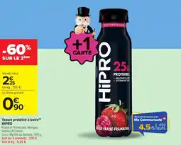 Carrefour Market Yaourt protéiné à boire hipro offre