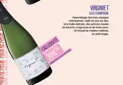 Monoprix Virginie T A.O.P Champagne offre